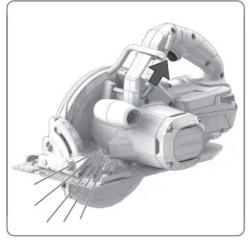 AEG BKS18BL2 190mm Circular Saw fig (20)