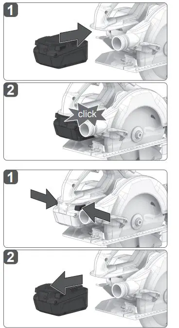 AEG BKS18BL2 190mm Circular Saw fig (3)