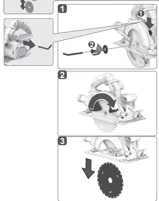 AEG BKS18BL2 190mm Circular Saw fig (5)