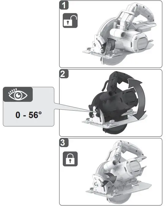 AEG BKS18BL2 190mm Circular Saw fig (9)