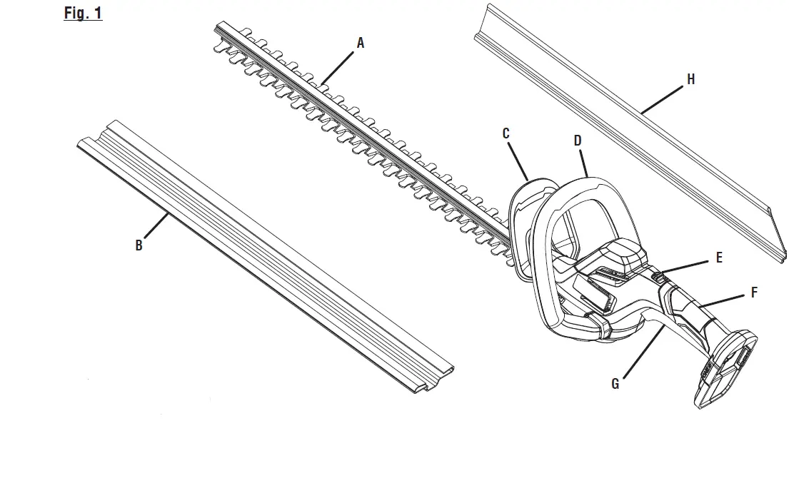 RYOBI P2690VNM Lithium-Ion Cordless Hedge Trimmer-1
