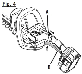 RYOBI P2690VNM Lithium-Ion Cordless Hedge Trimmer-4