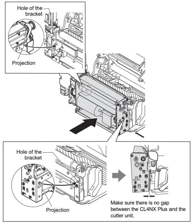 Installing the Cutter Unit Figure 9