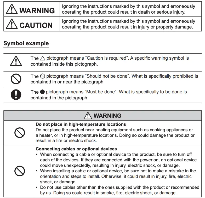 Pictographic Symbols
