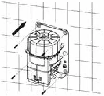 DAN DRYER 346 Turbo Low Noise Hand Dryer - Attach