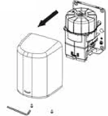 DAN DRYER 346 Turbo Low Noise Hand Dryer - lower