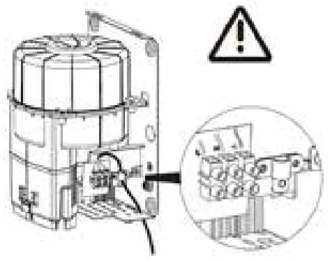 DAN DRYER 346 Turbo Low Noise Hand Dryer - terminal