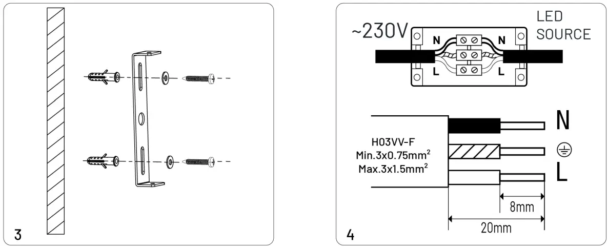 Arlux LIGHTING OLIN Blanc Light-fig4