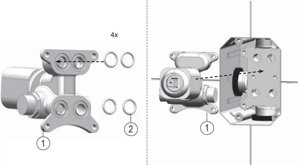 RAVAK Built in Tap Diverter for R Box - Fig 3