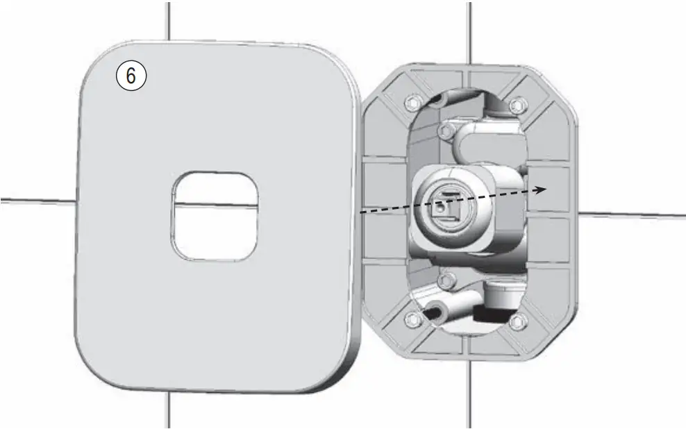 RAVAK Built in Tap Diverter for R Box - Fig 6