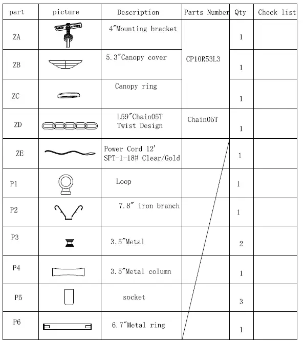 ELEGANT-V8003D25-25-Inch-Wide-Crystal-Chandelier-Installation-Guide-fig-2