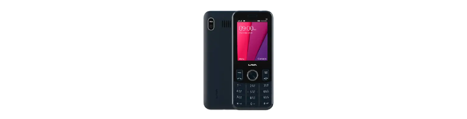Lava 34 Ultra Teal Blue Dual Sim Phone User Manual