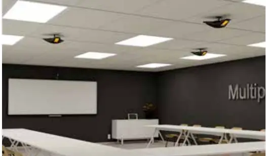 ENHANCED ROOM FLEXIBILITY WITH CEILING MOUNT
