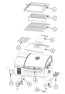 USSC-Grills-USG295SS -Stainless-Steel-Portable-Tailgate-Tabletop-Wood-Pellet-Grill-1