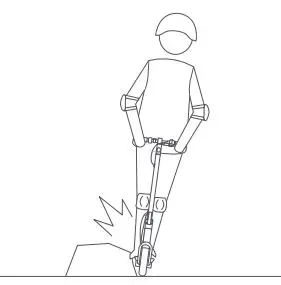 MASERATI MC e-Scooter User Manual - Avoid contacting obstacles with the tire wheel