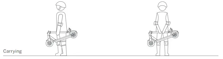 MASERATI MC e-Scooter User Manual - Carrying