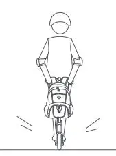 MASERATI MC e-Scooter User Manual - DO NOT carry heavy objects on the handlebar