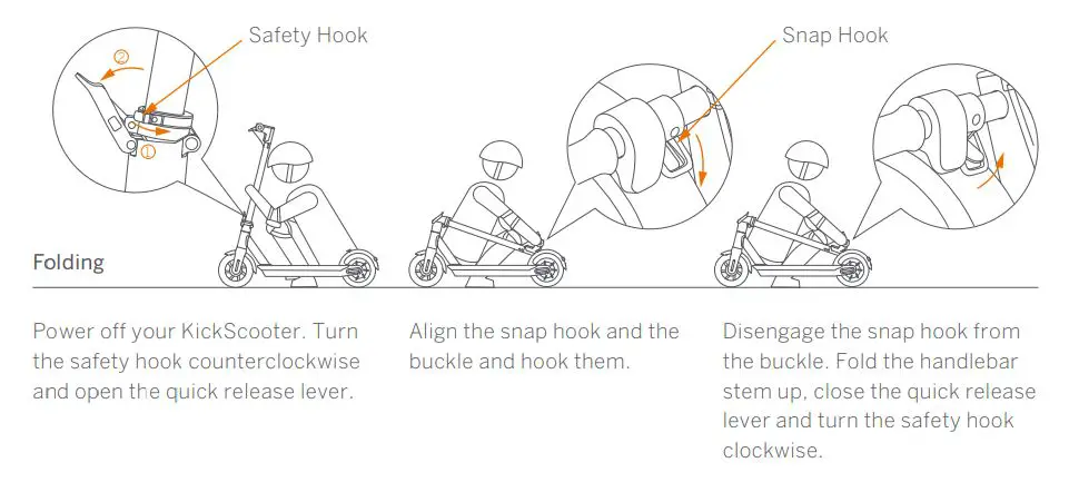 MASERATI MC e-Scooter User Manual - Folding