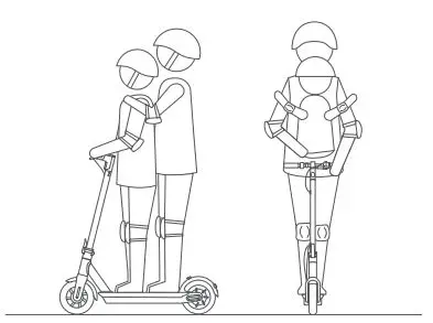 MASERATI MC e-Scooter User Manual - The KickScooter is for one rider only