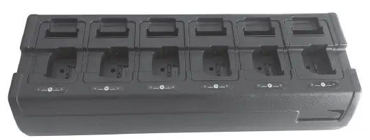 axcom AC-DC-6LC 6 Radio + 6 Battery Rapid Charger fig 1