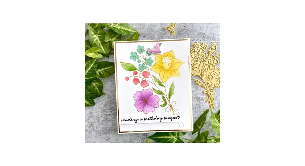 Altenew Flower Vines Simple Coloring Stencil Set (3 In 1) Instructions