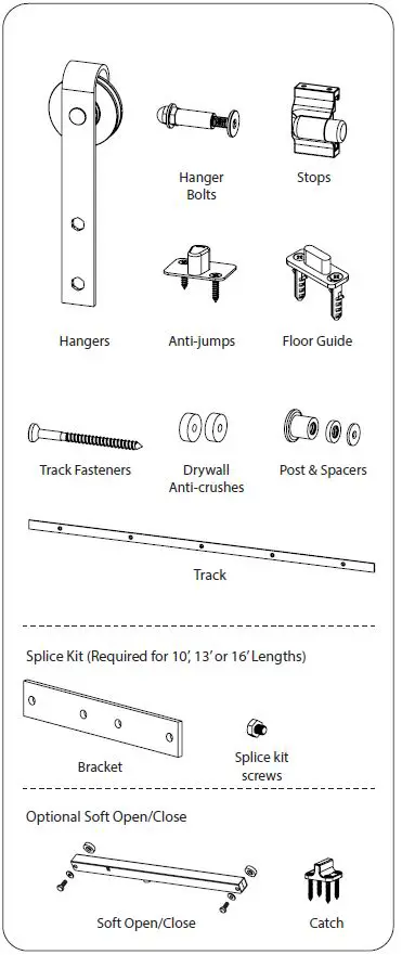emtek flat track sliding barn door hardware-2