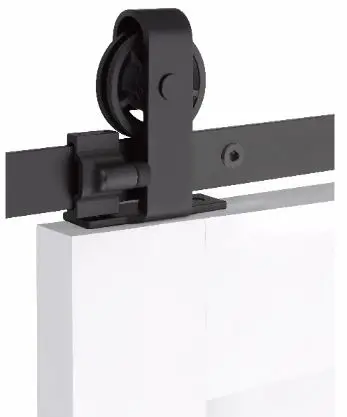 emtek flat track sliding barn door hardware