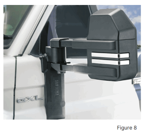 SAN HIMA SH TMLC79 8418 SLI Towing Mirrors - fig6