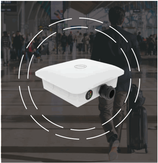 IO by HFCL ion4 Wi-Fi 5 2x2 Outdoor Access Point - 1
