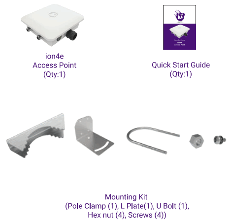 IO by HFCL ion4e Wi Fi 5 2x2 Outdoor Access Point - 1