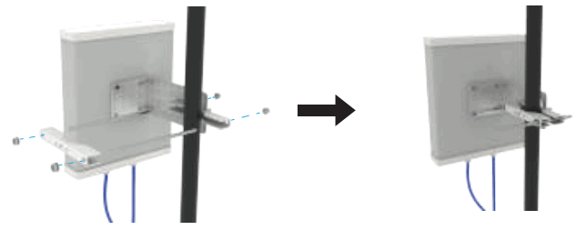 IO by HFCL ion4e Wi Fi 5 2x2 Outdoor Access Point - 7