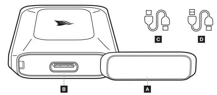 CORSAIR EX100U Portable USB Storage User Manual - PACKAGE CONTENTS