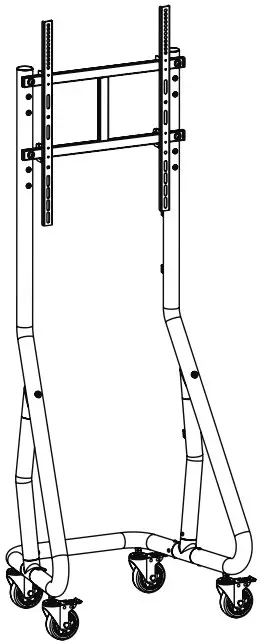 TRIPP LITE DMCSP4560HDS Heavy Duty Streamline Portrait Mobile Cart