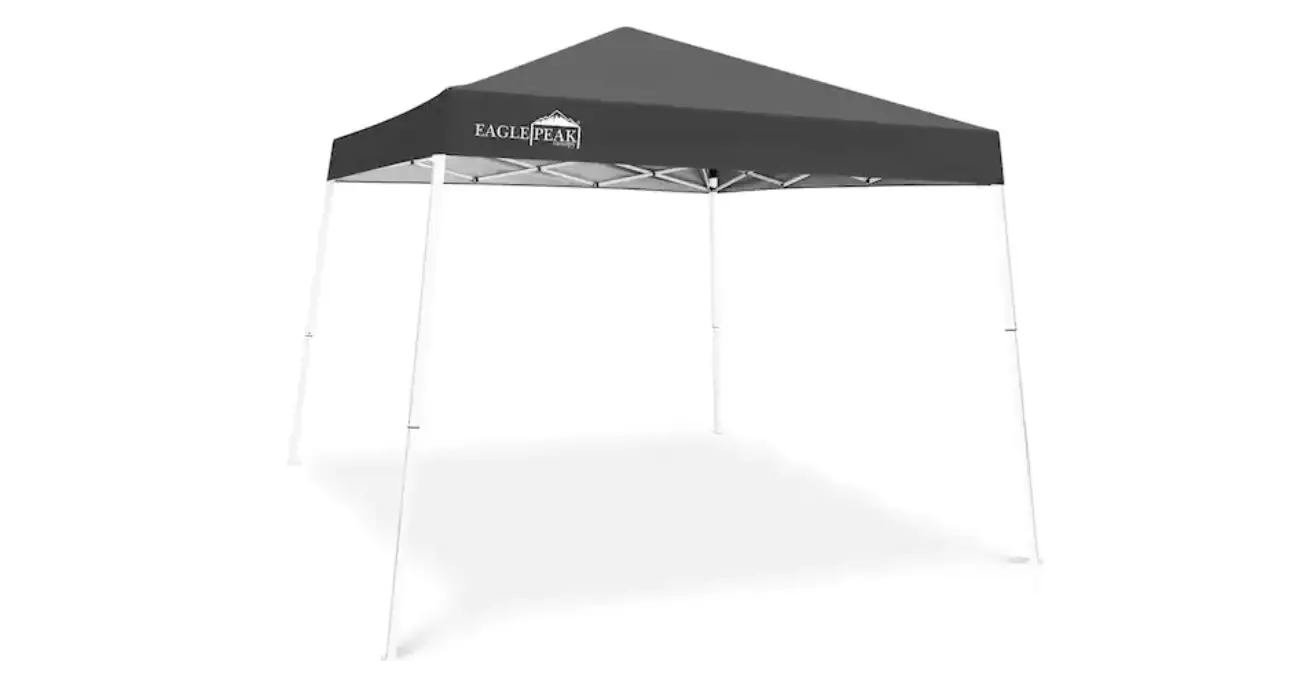 Eagle Peak E100skt 10 Ft. X 10 Ft. Gray Outdoor Pop Up Canopy Tent Instructions