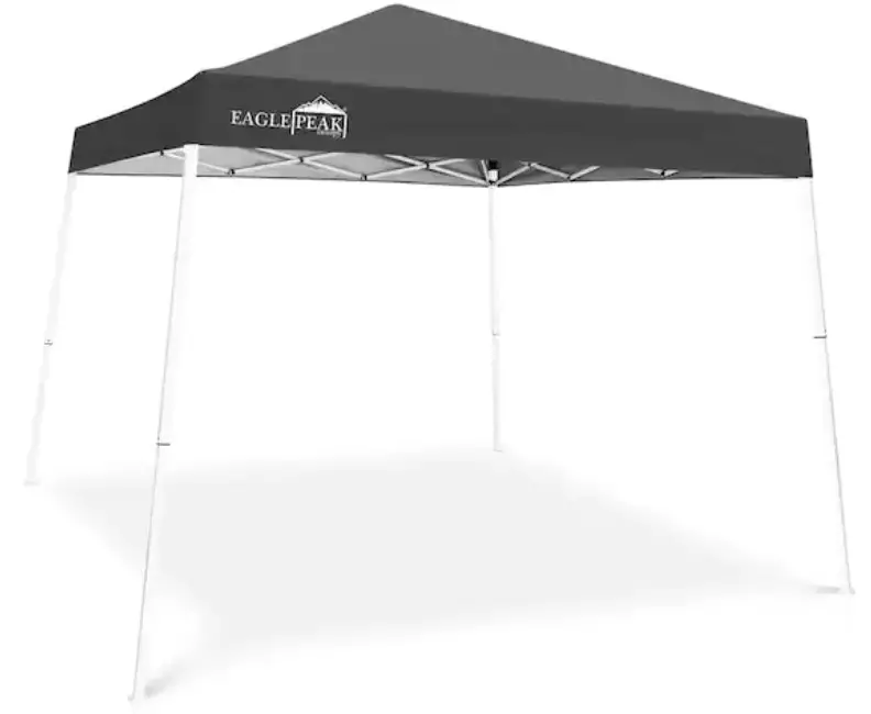 EAGLE PEAK E100SKT 10 ft. x 10 ft. Gray Outdoor Pop Up Canopy Tent product