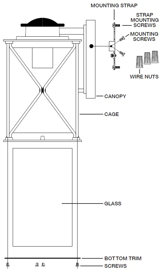 KICHLER-49743WZCL18Argyle1-Light-10-25-Inch-Weathered-Zinc-Dark-Sky-Outdoor-Wall-Light-fig-2