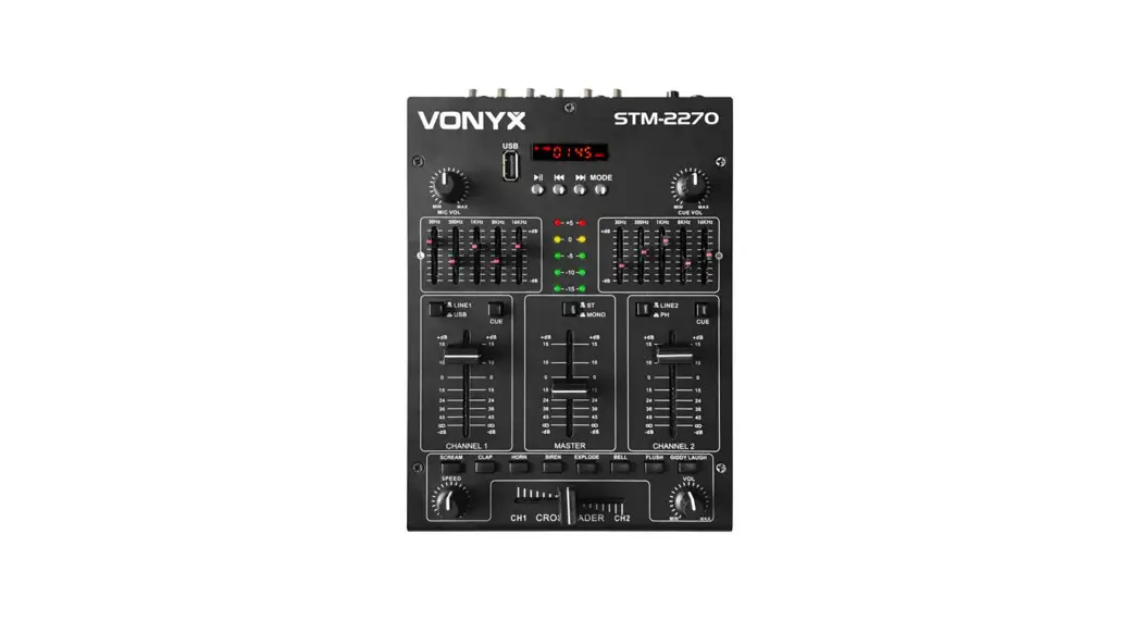 Vonyx Stm2270 4-channel Mixer Sound Effects Instruction Manual Vonyx Stm2270 4-channel Mixer Sound Effects Instruction Manual