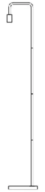 JONATHAN Y JYL1095A Transitional 60 Inch Brass Gold Arc Floor Lamp - Cover