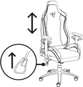 Usage of RAZER ISKUR X Gaming Chair