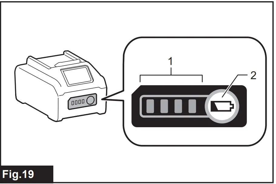 remaining battery
capacity