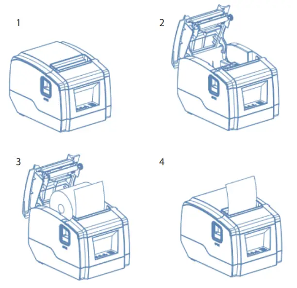 ZKTeco ZKP8005 Thermal Receipt Printer - fig