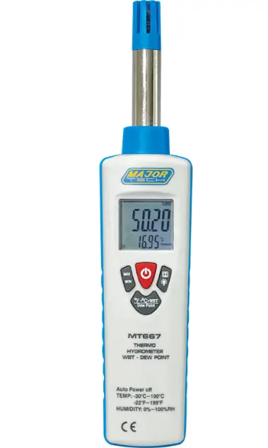 MAJOR-TECH-MT667-Thermo-Hygrometer-product-image
