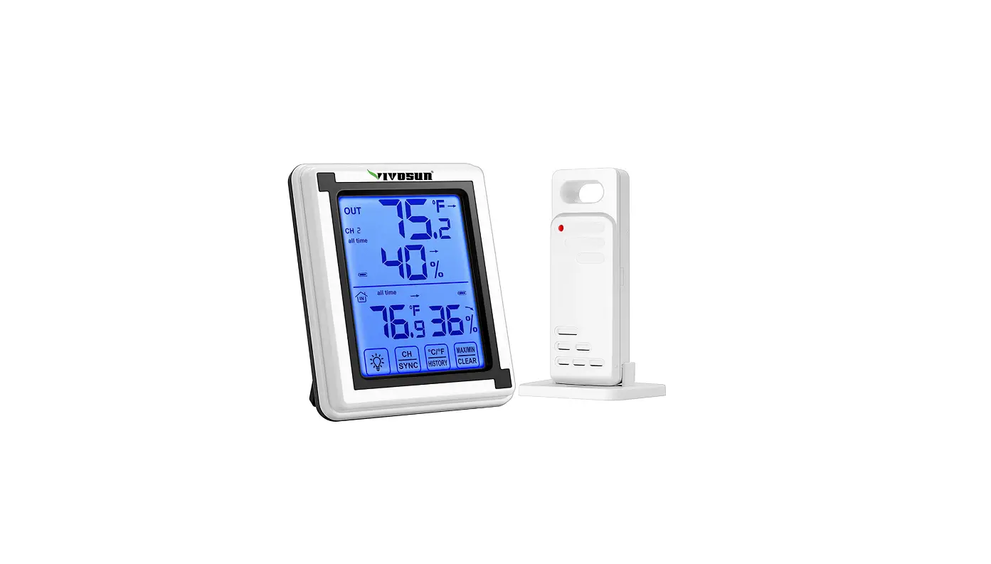 Vivosun Z-001 Indoor Outdoor Thermometer Instruction Manual