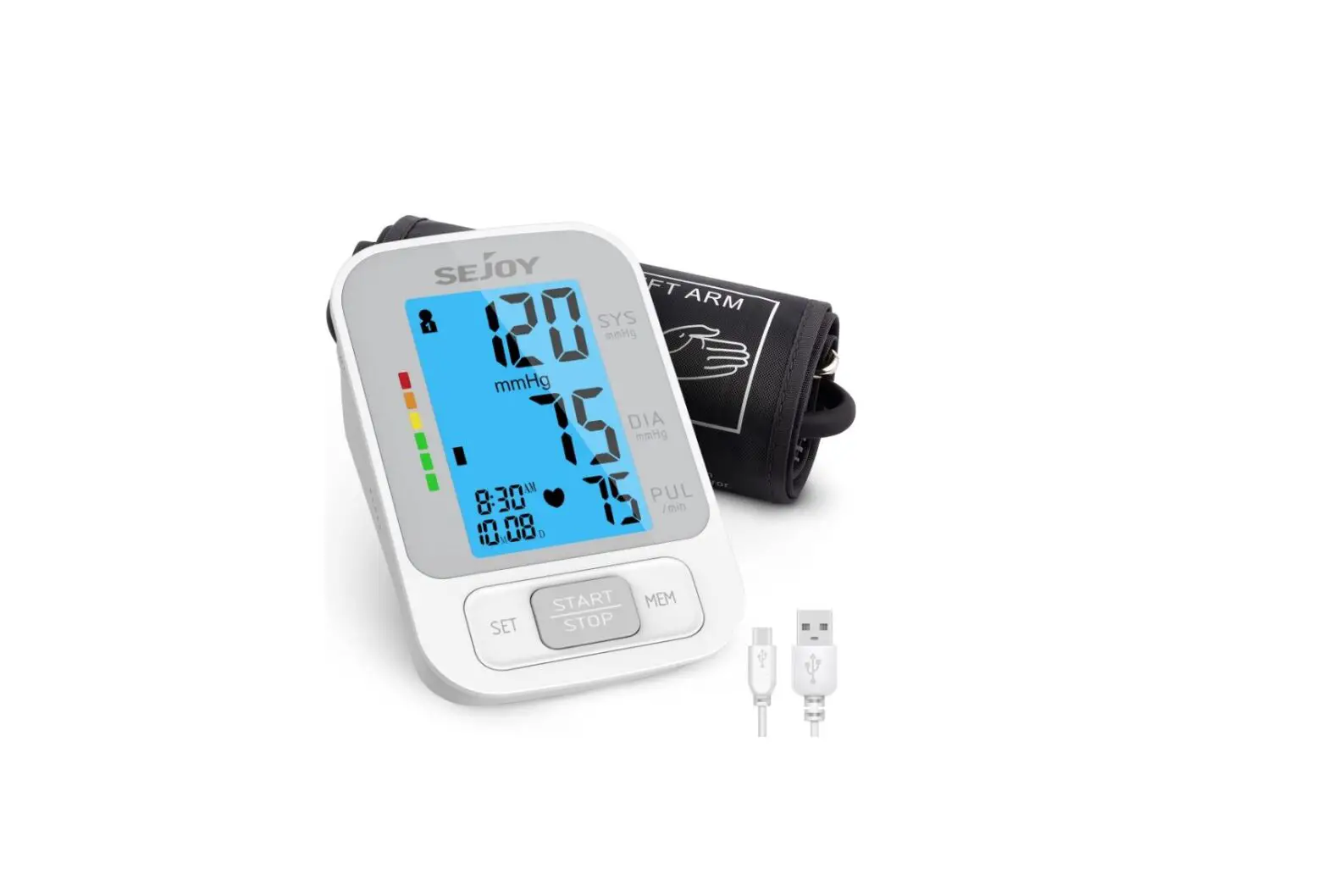 Sejoy Dbp-6295b Arm Type Fully Automatic Digital Blood Pressure Monitor Owner's Manual