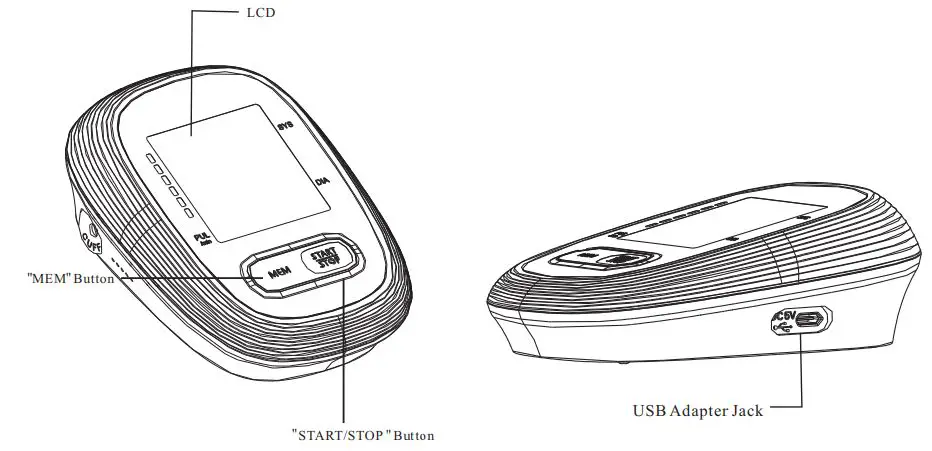 SEJOY-DBP-6295B-Arm-Type-Fully-Automatic-Digital-Blood-Pressure-Monitor-FIG 2