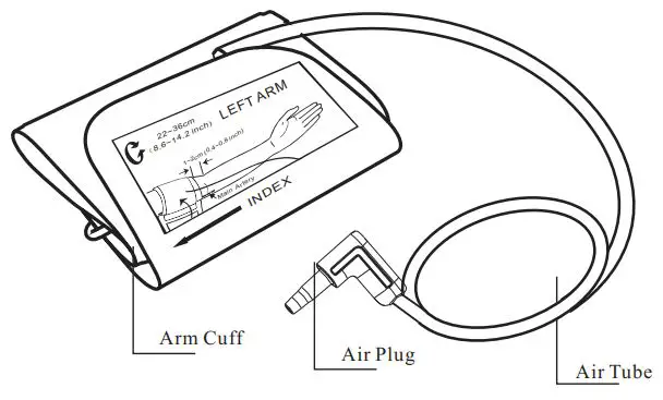 SEJOY-DBP-6295B-Arm-Type-Fully-Automatic-Digital-Blood-Pressure-Monitor-FIG 3