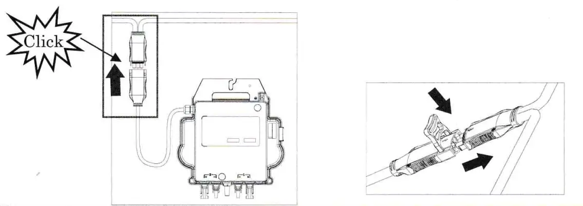 AP systems DS3 Series Microinverter - cable