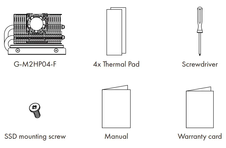 GRAUGEAR G M2HP04 F Heat Pipe Cooler - FIG