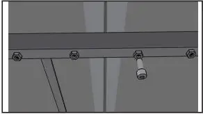 GLIDEAWAY CB1810RF-K MICA Adjustable Base Owner’s Manual - Secure the Base Pieces to each other using the eight hex bolts