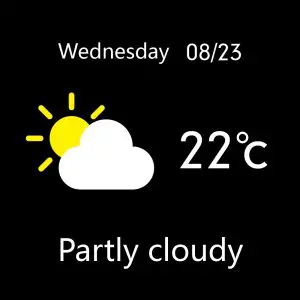 ManiGoo IP68 Smart Watches for Women-Weather